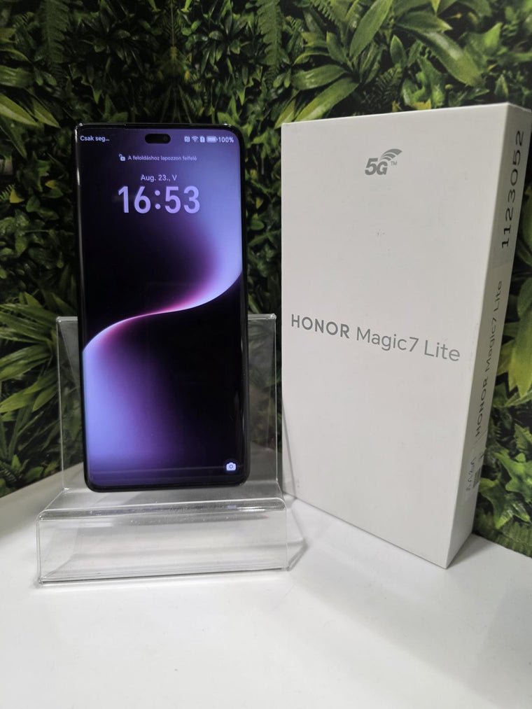Honor Magic 7 lite Kártyafüggetlen 256 GB 8 GB Ram, 12 hó garancia
