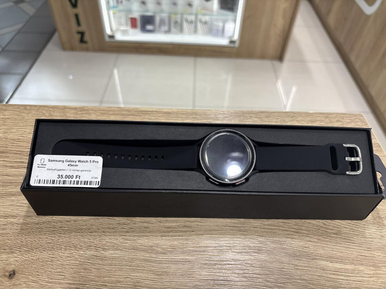 Galaxy Watch 5 pro 45mm Bluetooth, 12 hó garancia