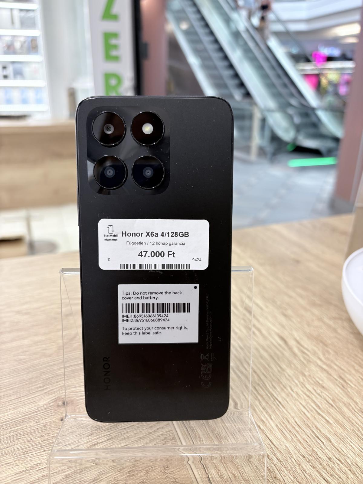 Honor X6a Kártyafüggetlen, 12 hó garancia