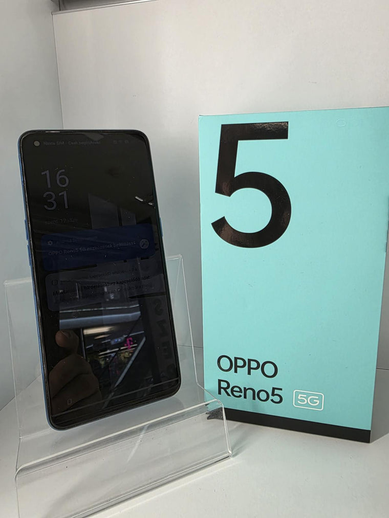 Oppo Reno5 5G Kártyafüggetlen 128 GB 8 GB Ram, 12 hó garancia