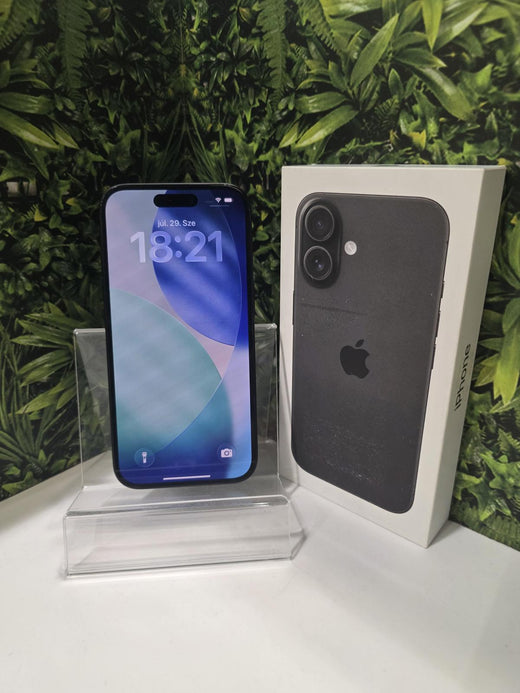 iPhone 16 128GB Kártyafüggetlen 128 GB, 12 hó garancia