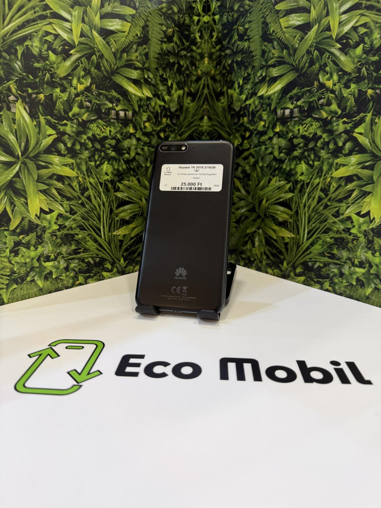 Huawei Y6 (2018) Kártyafüggetlen 16 GB 2 GB Ram, 12 hó garancia