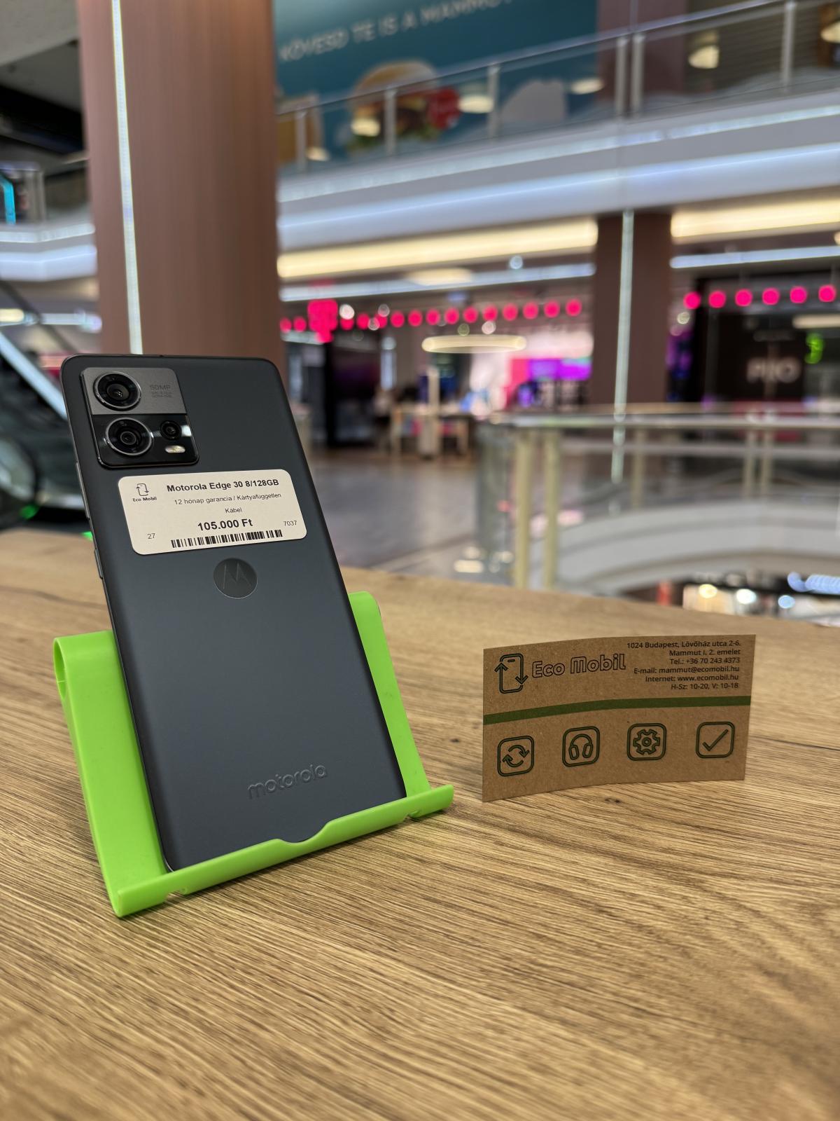 Motorola Edge 30 Fusion Kártyafüggetlen 128 GB 8 GB Ram, 12 hó garancia